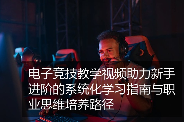 电子竞技教学视频助力新手进阶的系统化学习指南与职业思维培养路径